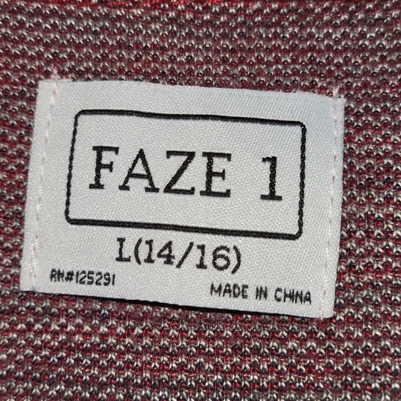 FAZE 1 ZIP-UP LONGSLEEVE SWEATER SIZE L (14-16) - Picture 7 of 10